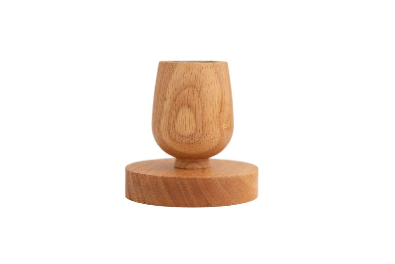 Scrapous lamp, 1 wooden bulb
