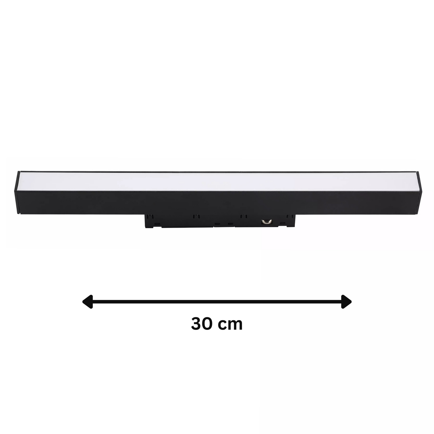 Magnetic Track Light Linear 12W LED Daylight 6000K 30cm Modern Black