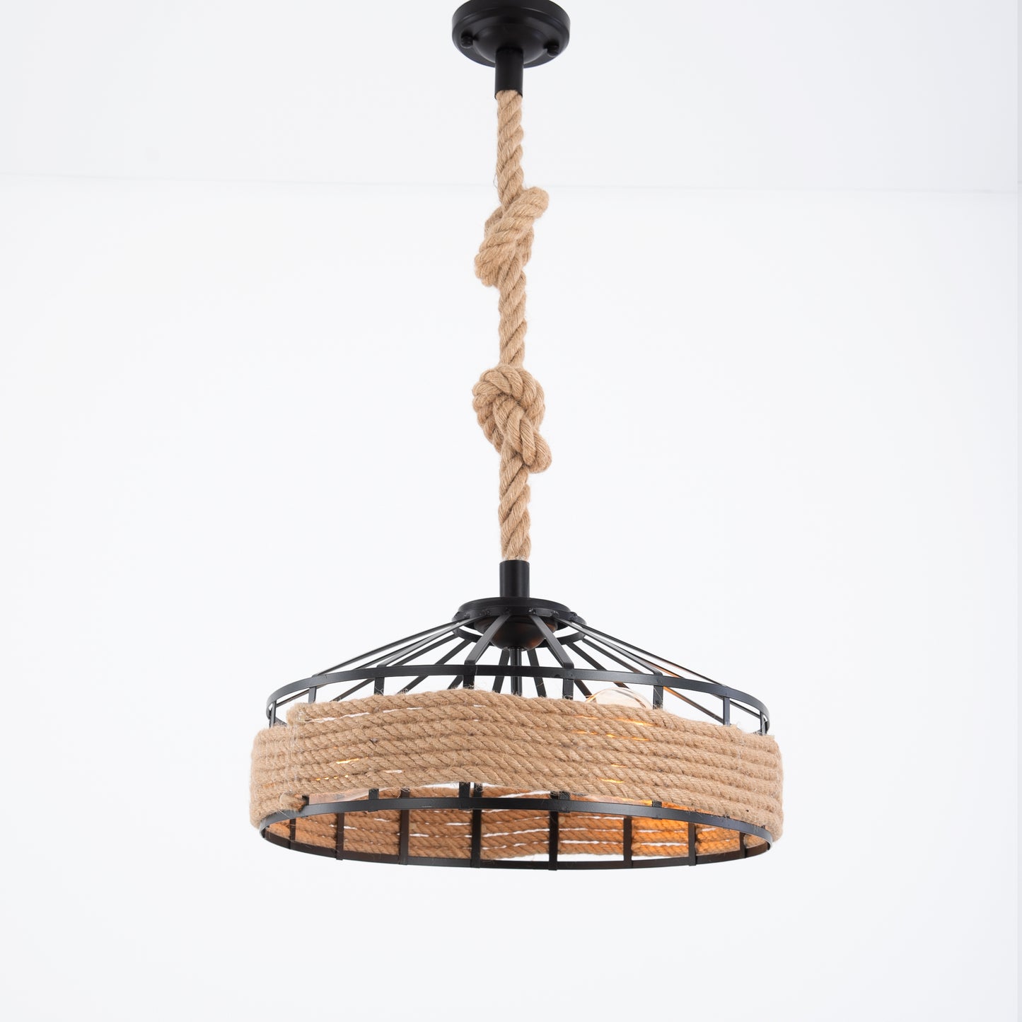 Modern Black Pendant Light 3 Heads E27 Metal Ceiling Hanging Chandelier