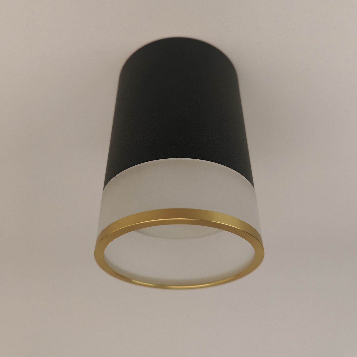 Modern Black Cylinder Spot Light MR16 Ceiling Mounted