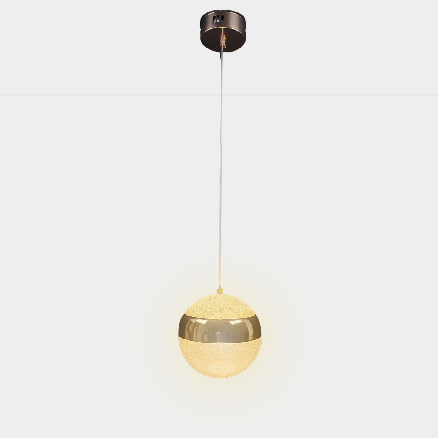 Modern Gold Pendant Light 30W Single Head Ceiling Hanging Lamp