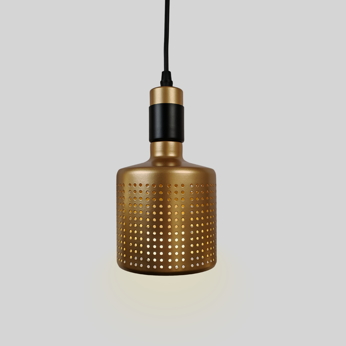 Modern Gold Pendant Light 3 Heads E27 Metal Ceiling Hanging Chandelier