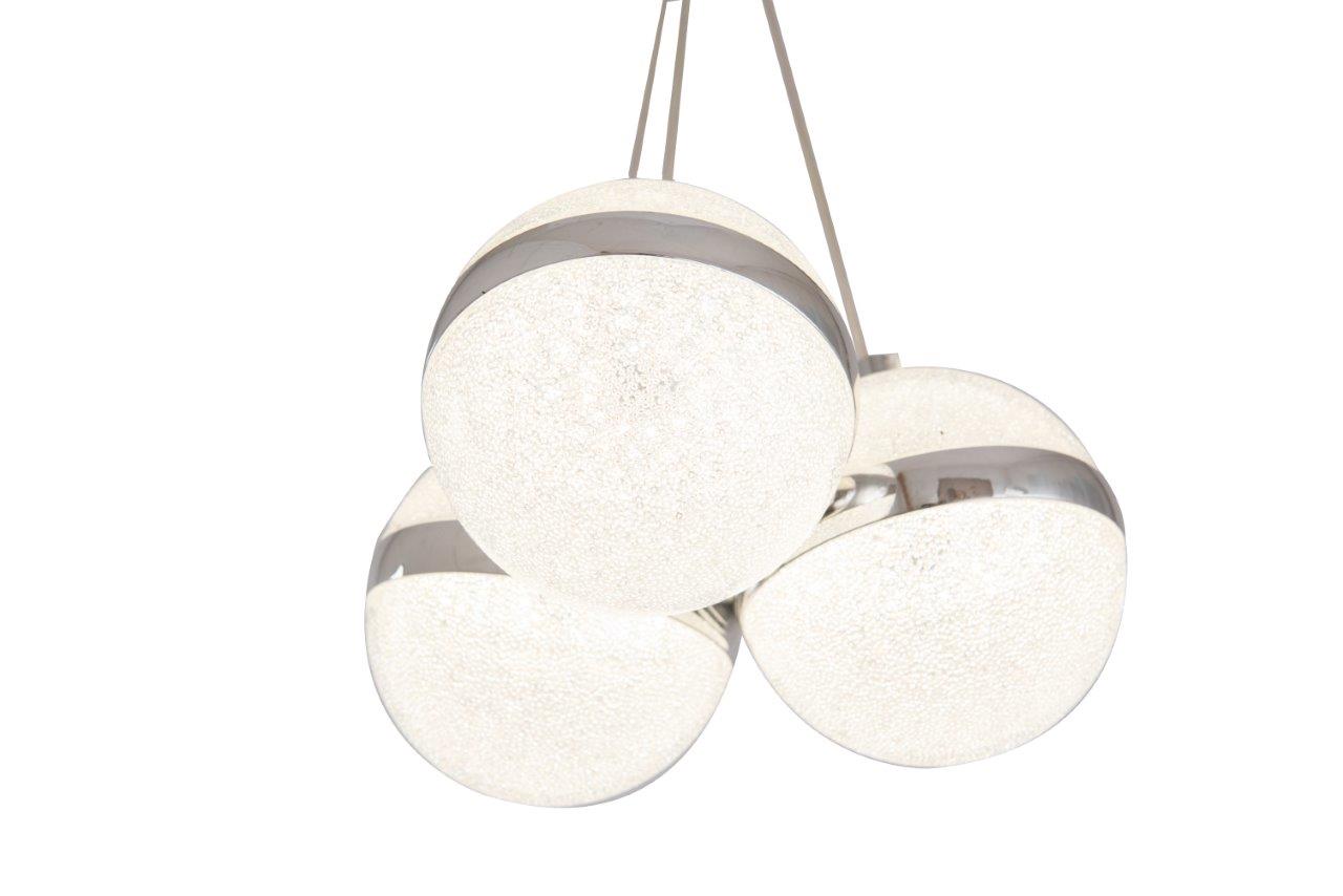 3 كرات LED سيلفر مودرن - 45 وات