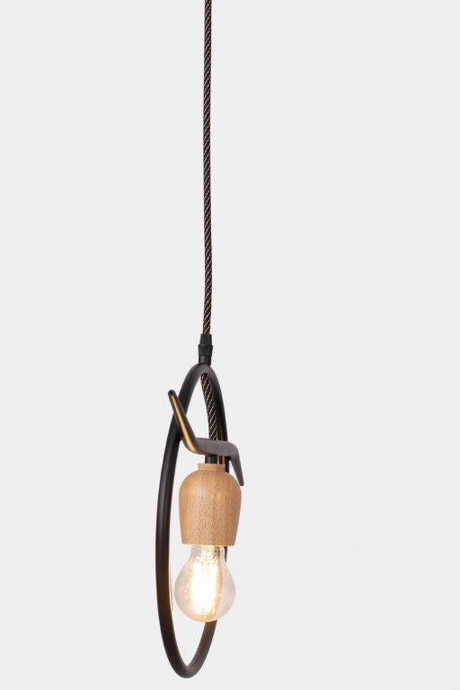 Metal pendant 1 lamp
