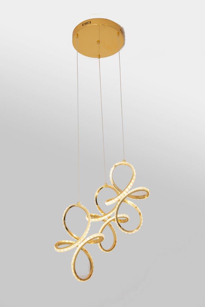 Golden Key of Life LED Pendant