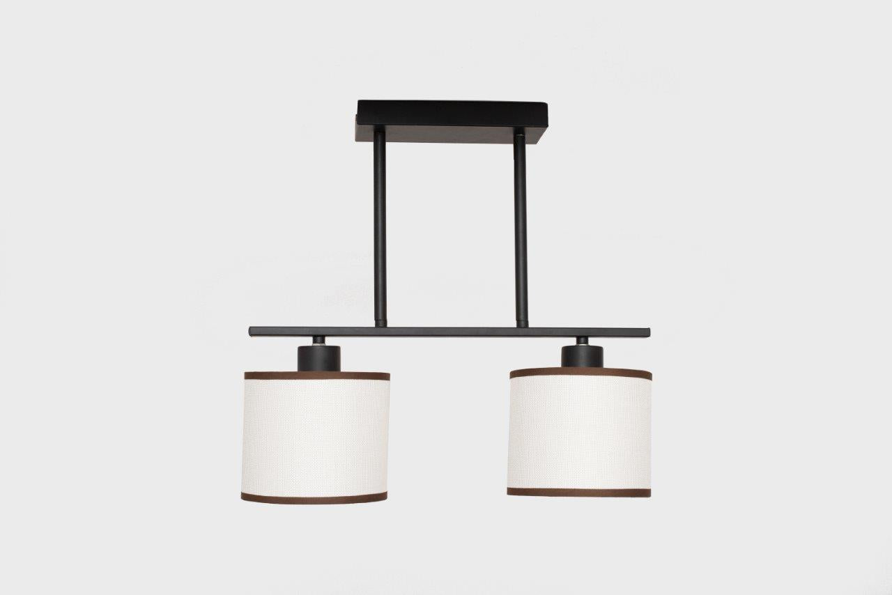 Wooden Bracket Chapeau - 2 lamps