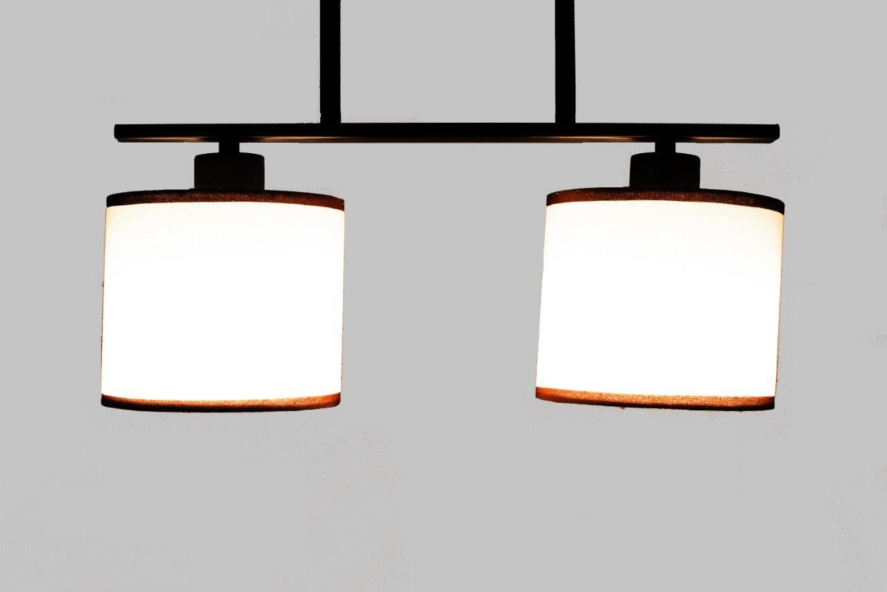 Wooden Bracket Chapeau - 2 lamps