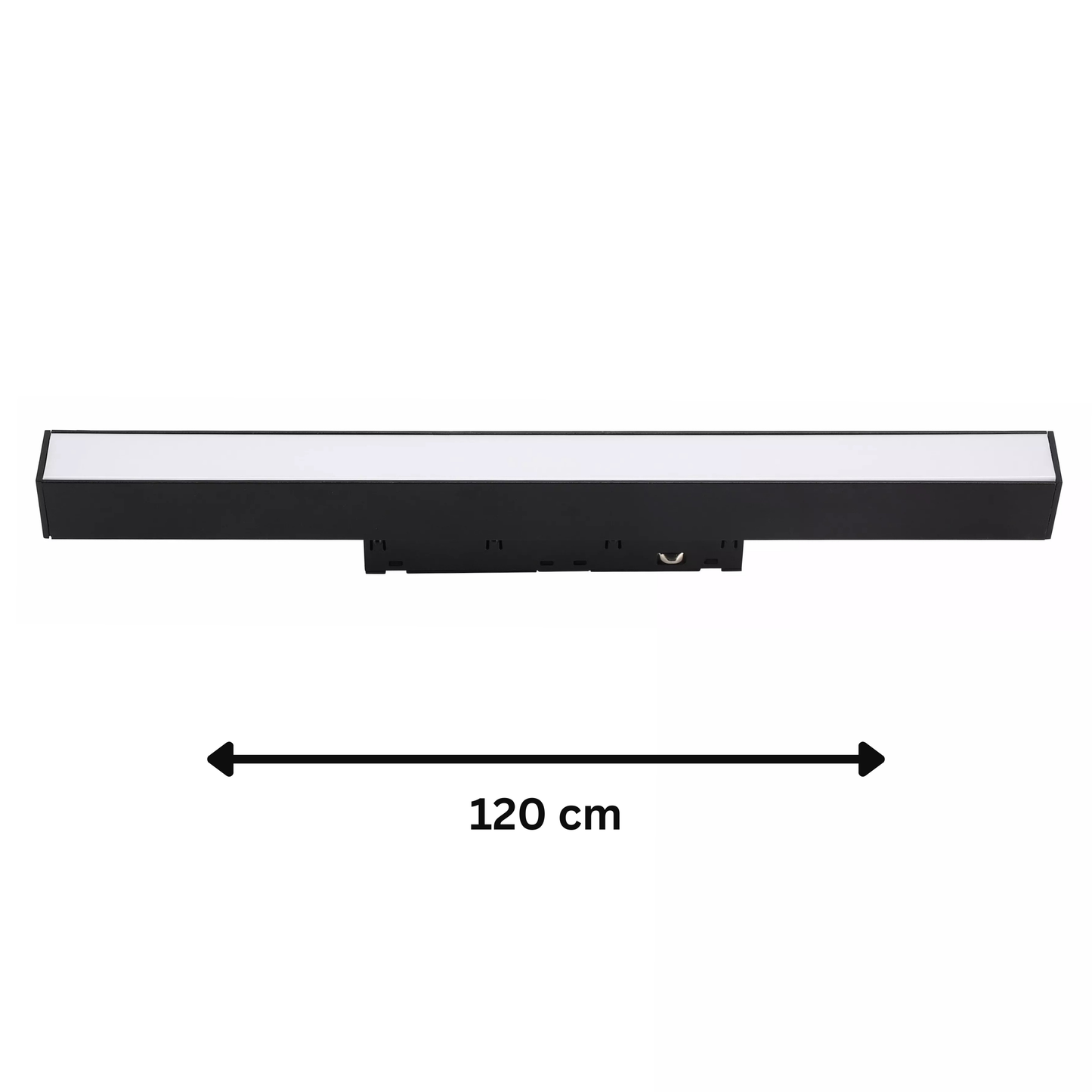 Magnetic Track Light Linear 40W LED Daylight 6000K 120cm Modern Black