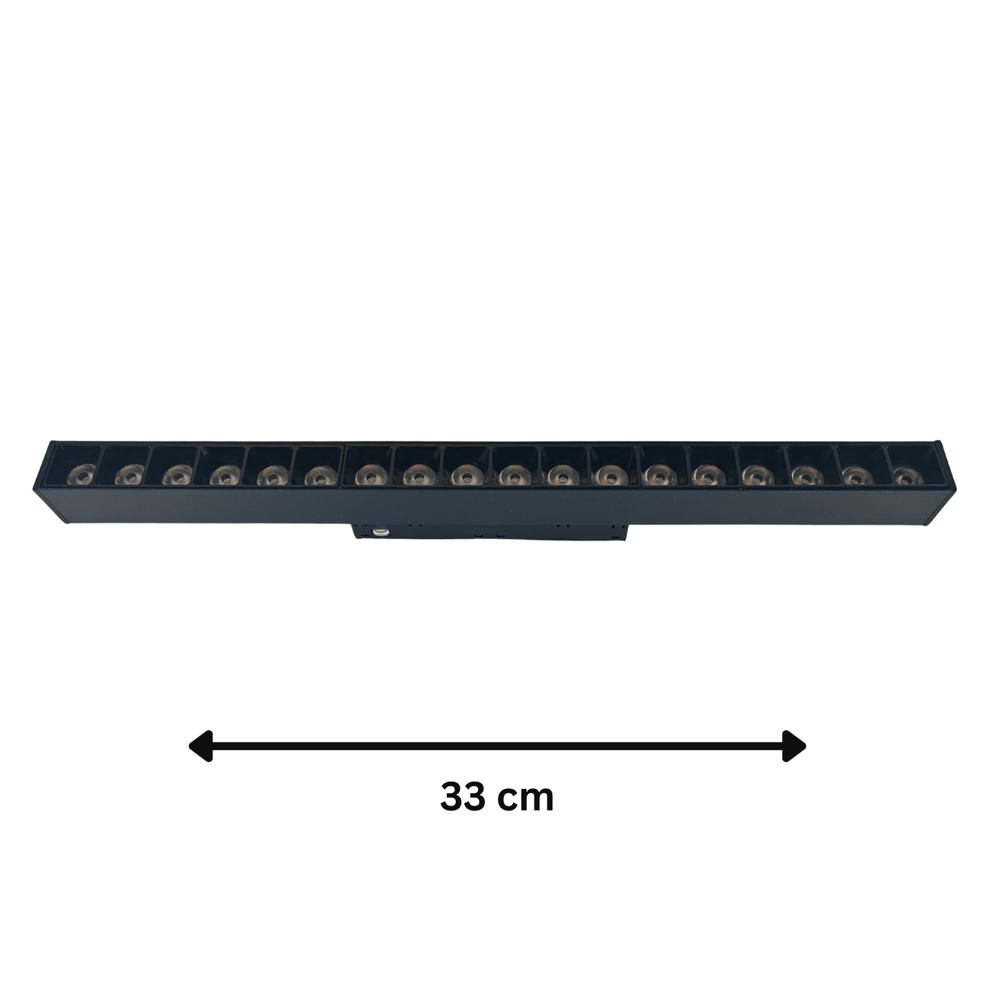 Magnetic Track Light Linear 18W LED Daylight 6000K 33cm Modern Black