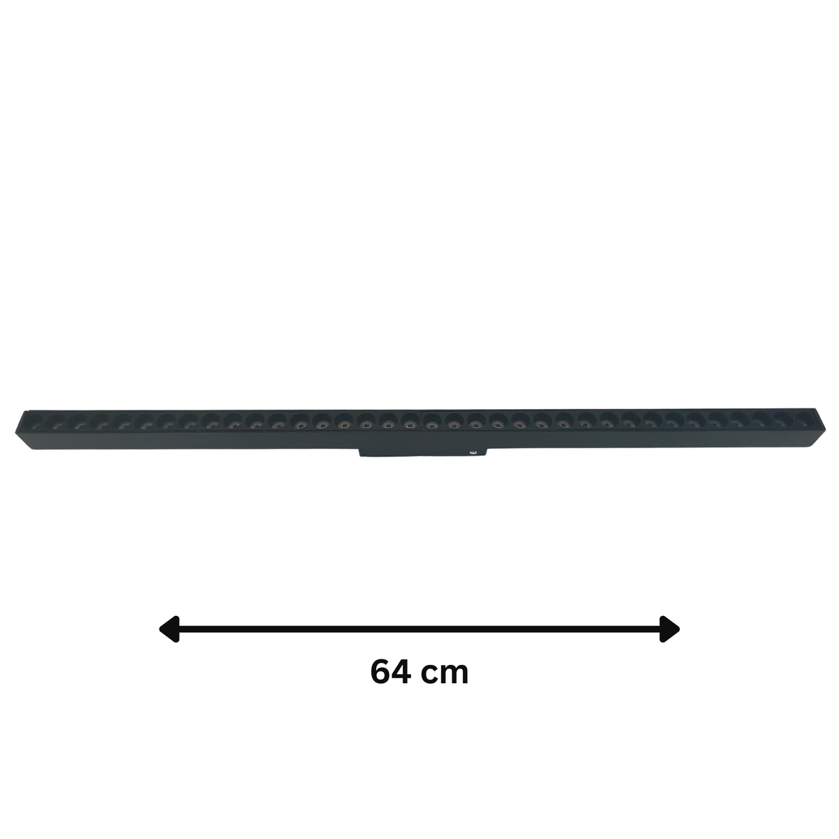 Magnetic Track Light Linear 36W LED Daylight 6000K 64cm Modern Black