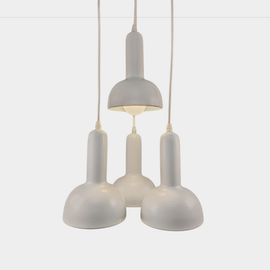 Milkway White Circle Pendant (4 Lamps)