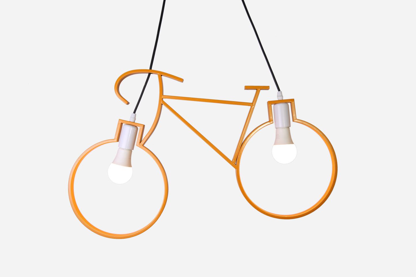 Modern Orange 2-Light Pendant Chandelier E27 – Stylish Hanging Ceiling Light for Dining & Kitchen