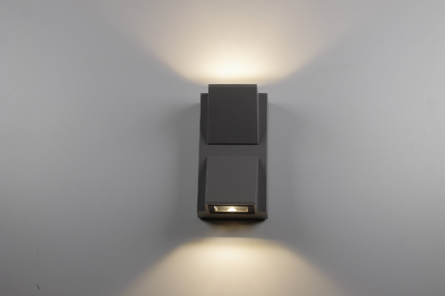 Modern Grey LED Wall Light 6W Warm Light Metal Wall Mounted Sconce