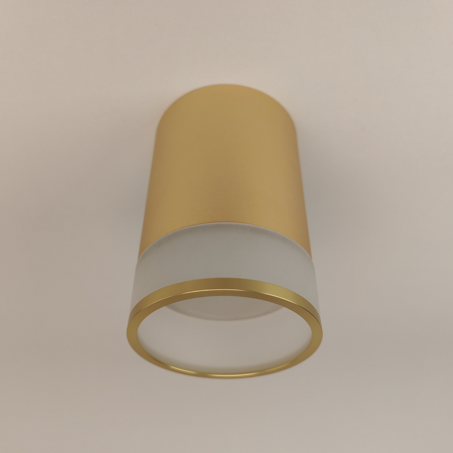 Modern Gold Cylinder Spot Light MR16 Ceiling Mounted