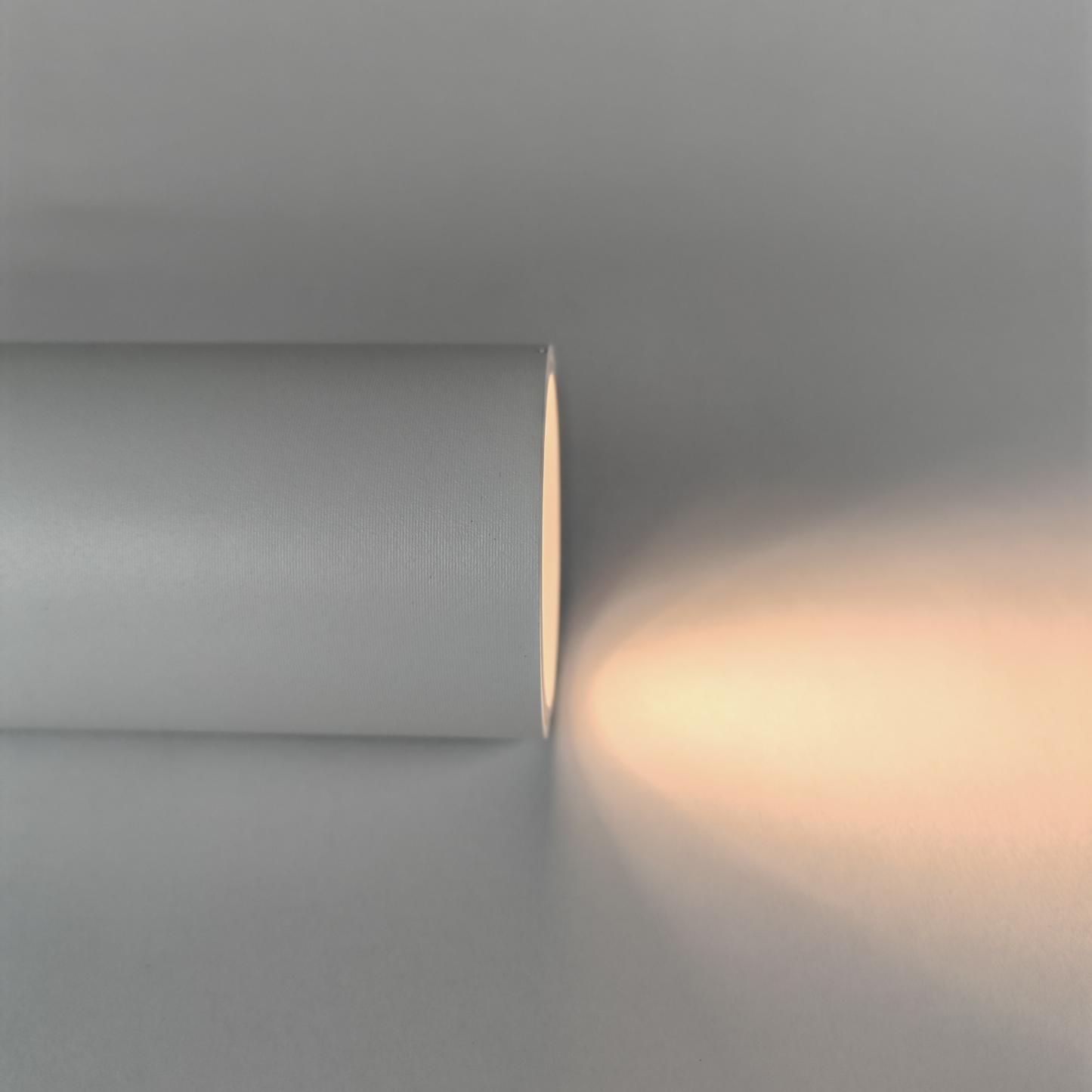 Modern White Wall Light LED Warm White 3000K Minimalist Metal Wall Sconce