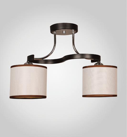 Modern Coffee 2-Light Pendant Chandelier E27 – Stylish Hanging Ceiling Light for Dining & Kitchen