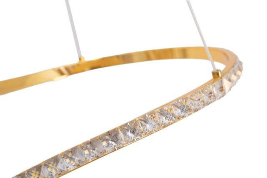 Alameer Spiral Golden LED Pendant - 30 Watt