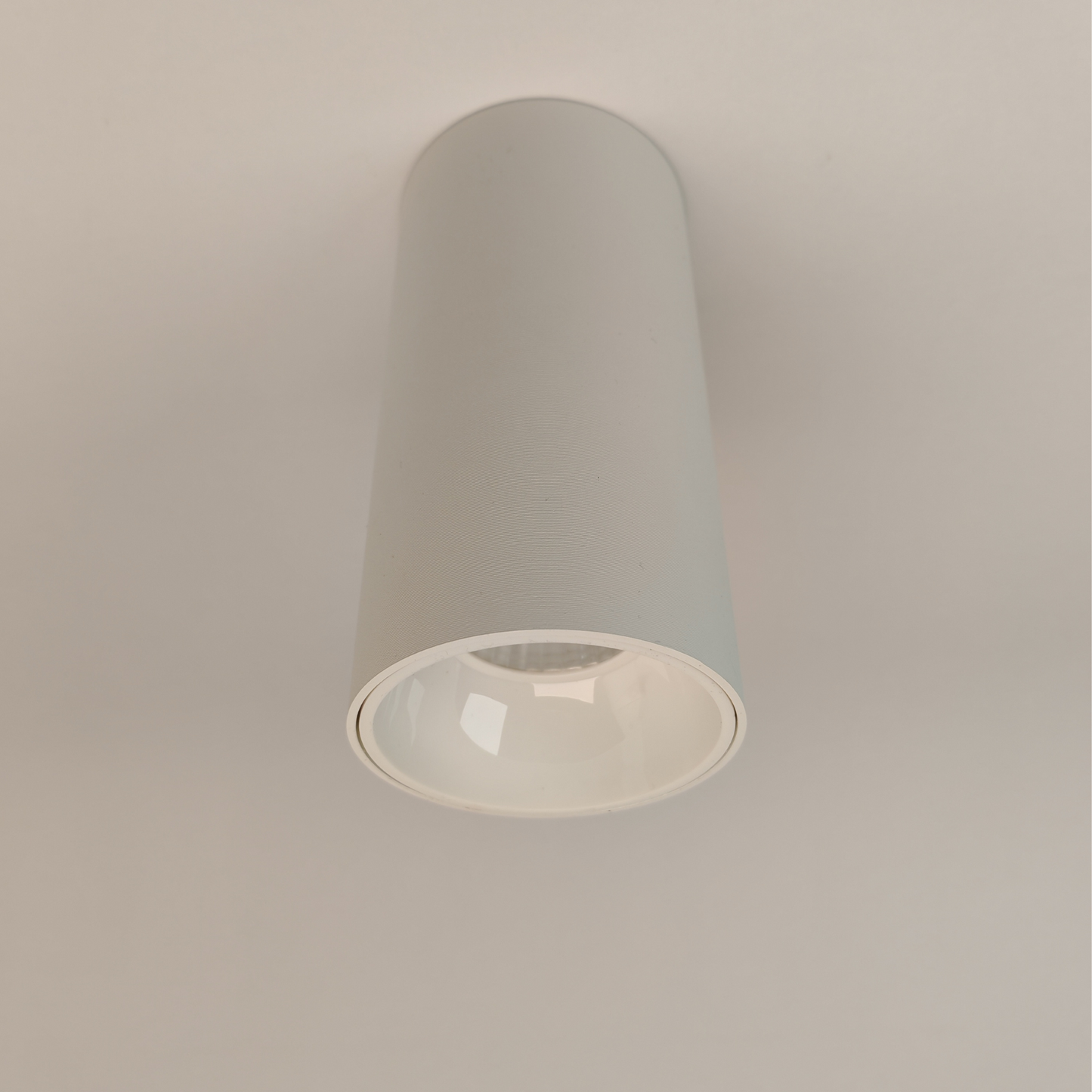 Modern White Cylinder Ceiling Light 15W Warm White 3000K LED Surface Mounted Spot Light