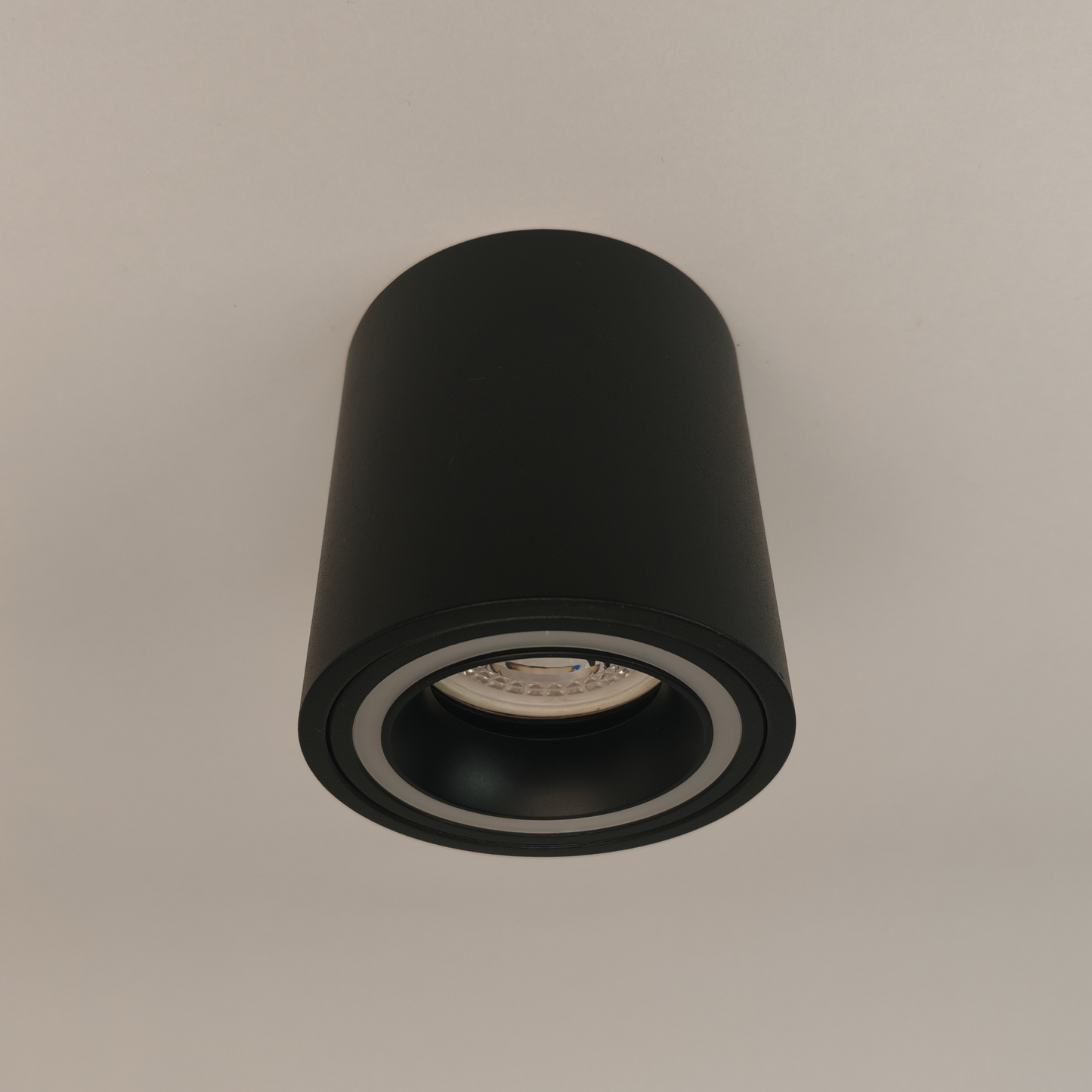 Modern Black Cylinder Spot Light MR16 Anti-Glare Ceiling Mounted