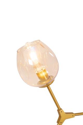 Modern Gold Pendant Light 6 Heads E27 Metal Ceiling Hanging Chandelier