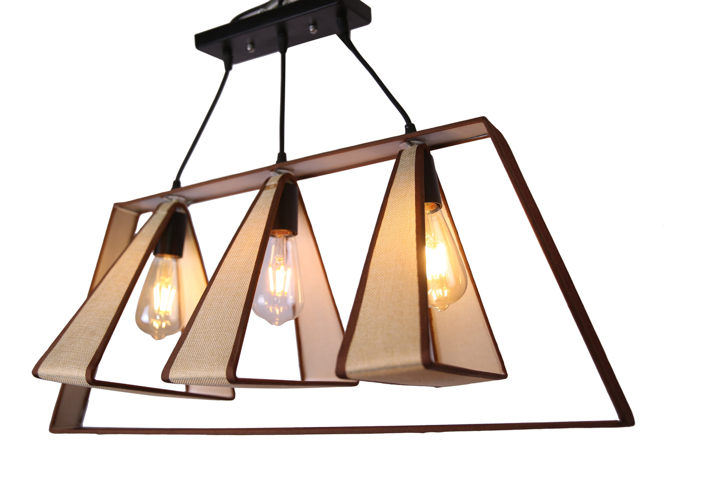 Triple Pyramids Pendant (3 Lamps)