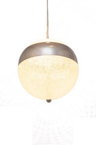 Modern Silver Single LED Pendant Light – Minimal Hanging Ceiling Light 3000K Warm White