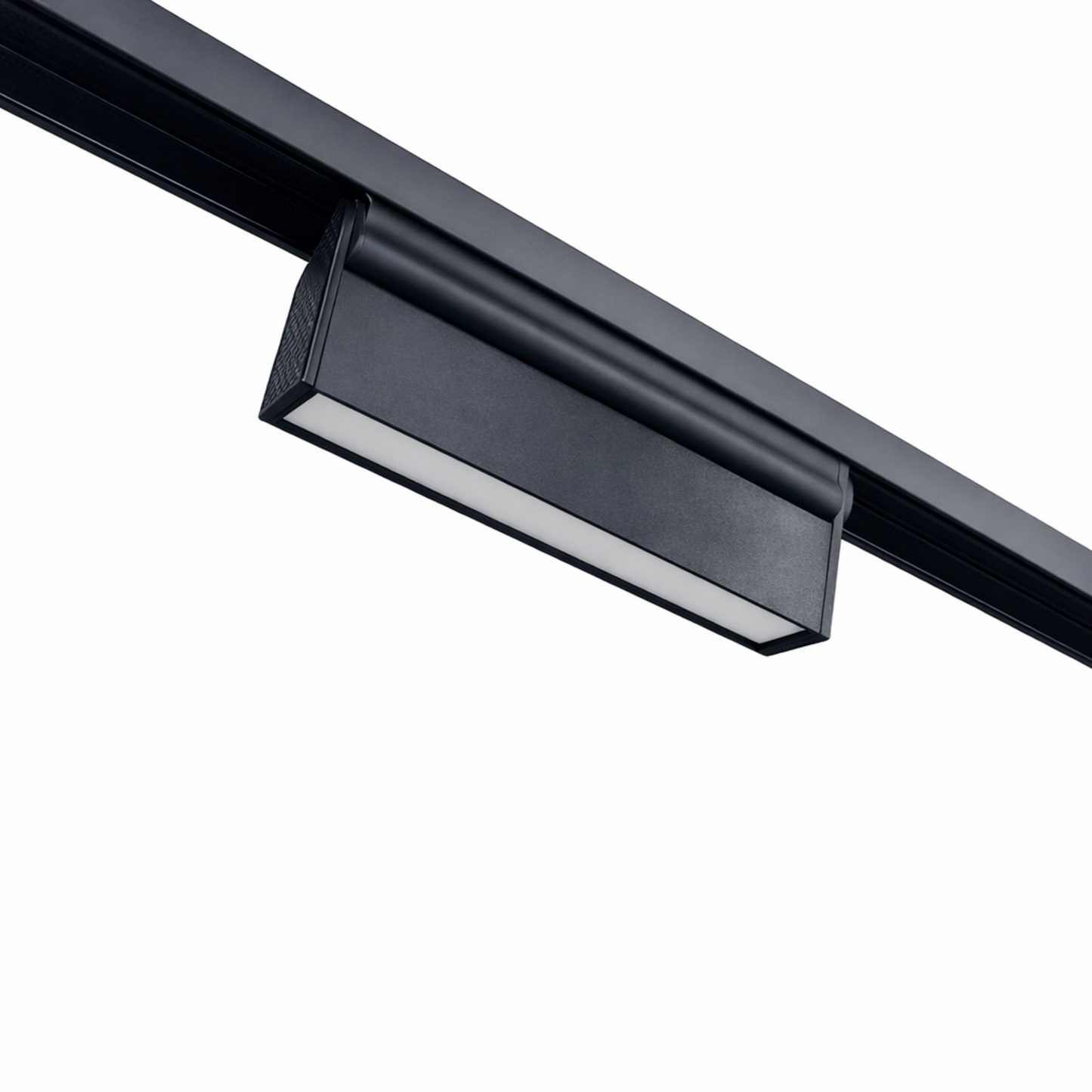 Magnetic Track Spotlight 12W 22cm Warm White 3000K – Adjustable Black LED Spot Light for Ceiling & Wall