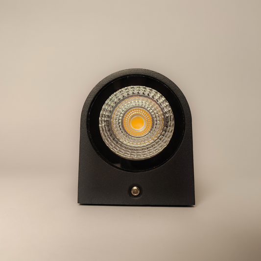 Modern Black Metal Wall Light Warm White 3000K Decorative Wall Sconce