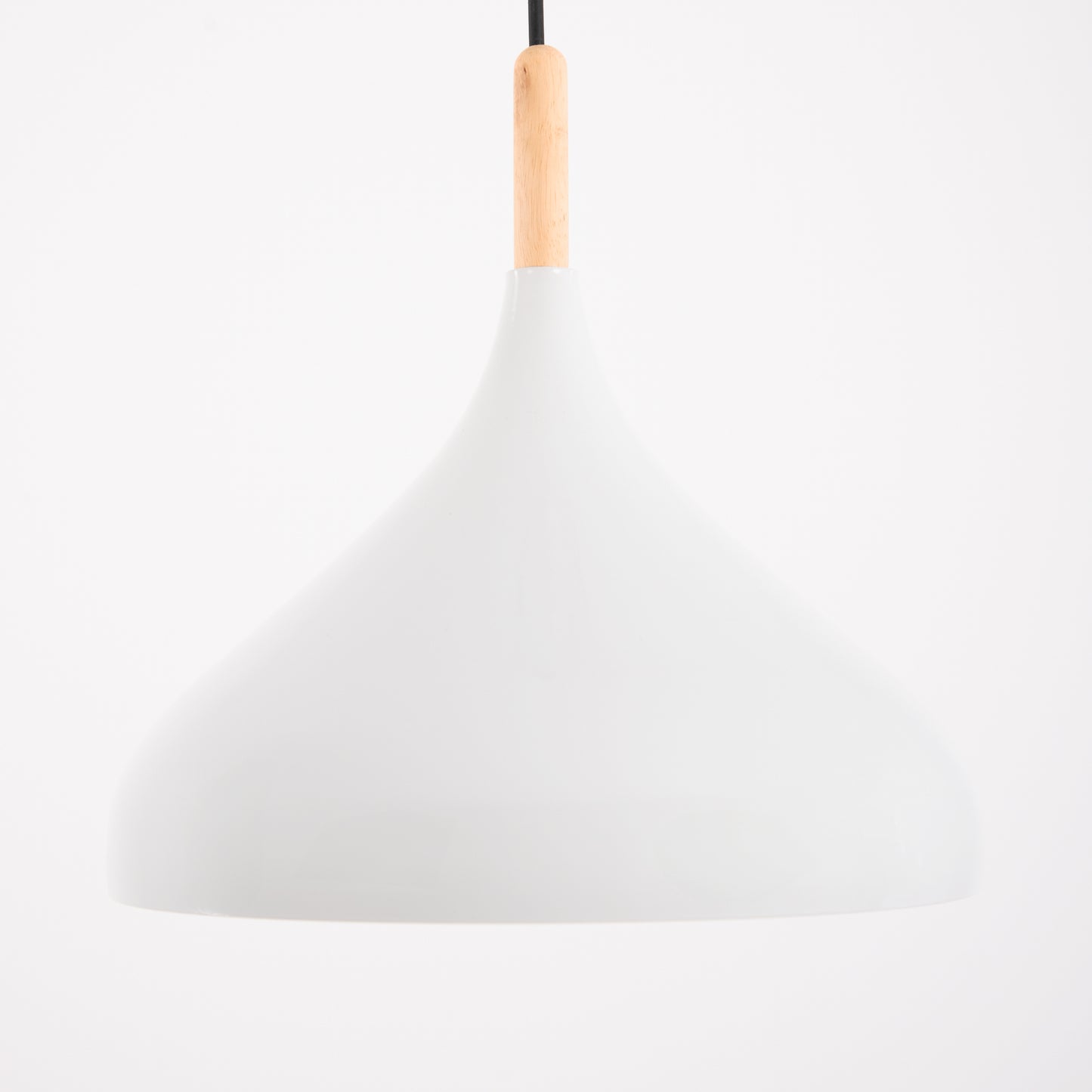 Modern White Metal Pendant Light Single Head E27 Ceiling Hanging Lamp