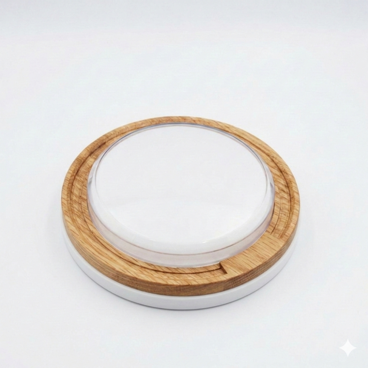 Modern Wood LED Ceiling & Wall Light 24W 3 Color Changing IP54