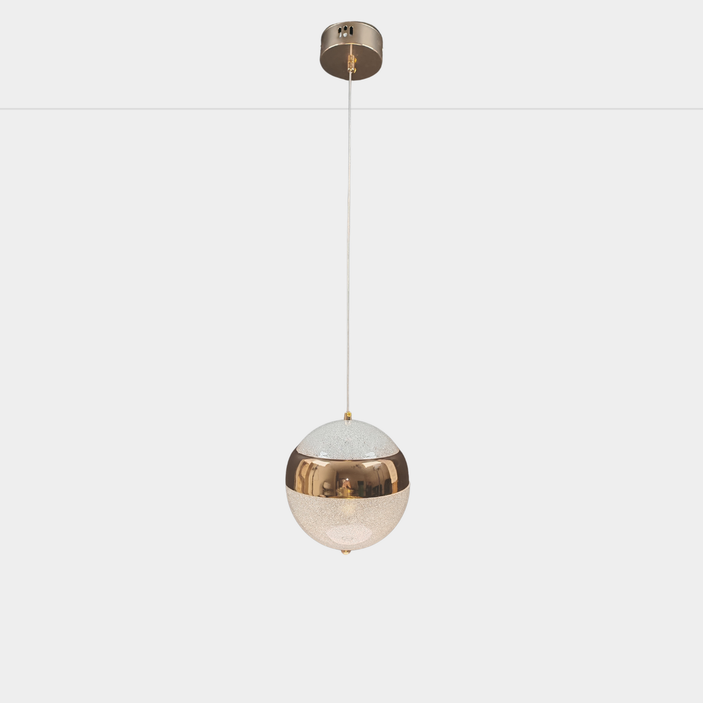 Modern Gold Pendant Light 30W Single Head Ceiling Hanging Lamp