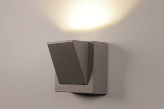 Modern Grey LED Wall Light 3W – Warm White 3000K Minimalist Indoor Wall Sconce