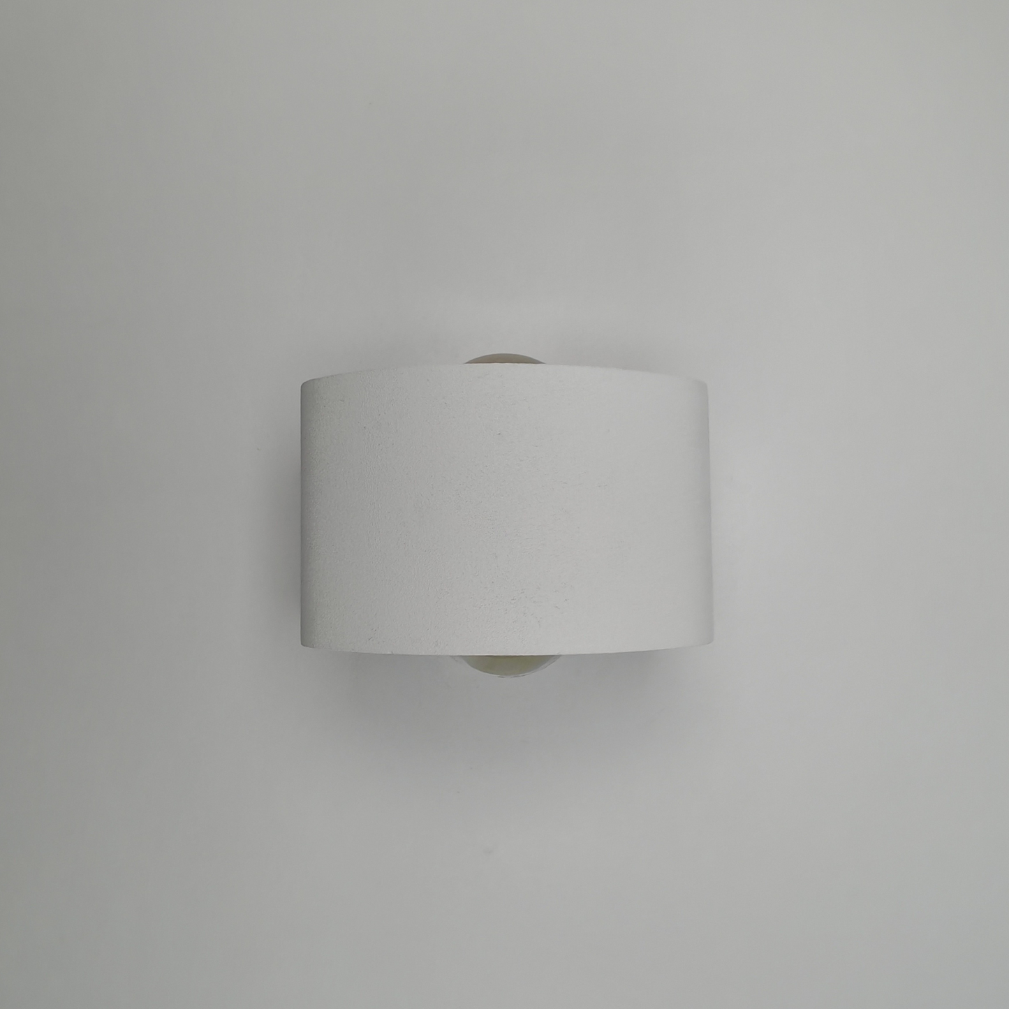 Modern White LED Wall Light 4W Double Head Up Down Warm White 3000K Metal Wall Sconce