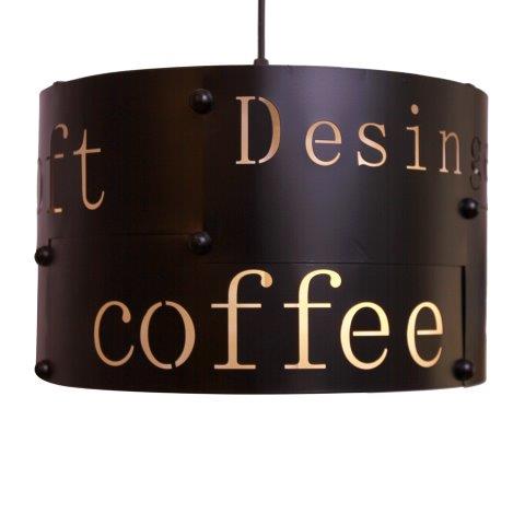 Modern Coffee Pendant Light E27 Hanging Ceiling Lamp