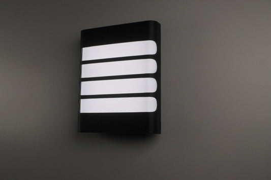 Modern Black LED Wall Light 24W 3 Color Changing Wall Mounted Light