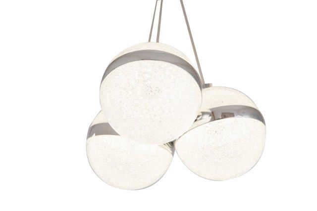 Alameer Modern Silver LED 3-Balls - 45 Watt