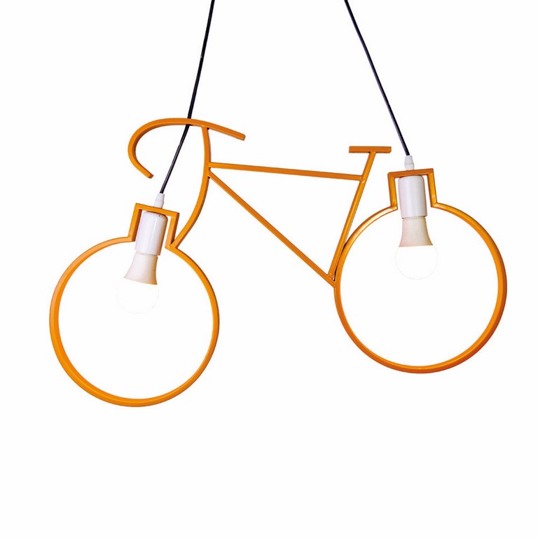 Modern Orange 2-Light Pendant Chandelier E27 – Stylish Hanging Ceiling Light for Dining & Kitchen