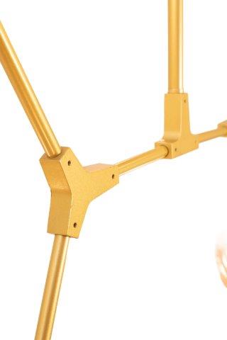 Modern Gold Pendant Light 6 Heads E27 Metal Ceiling Hanging Chandelier