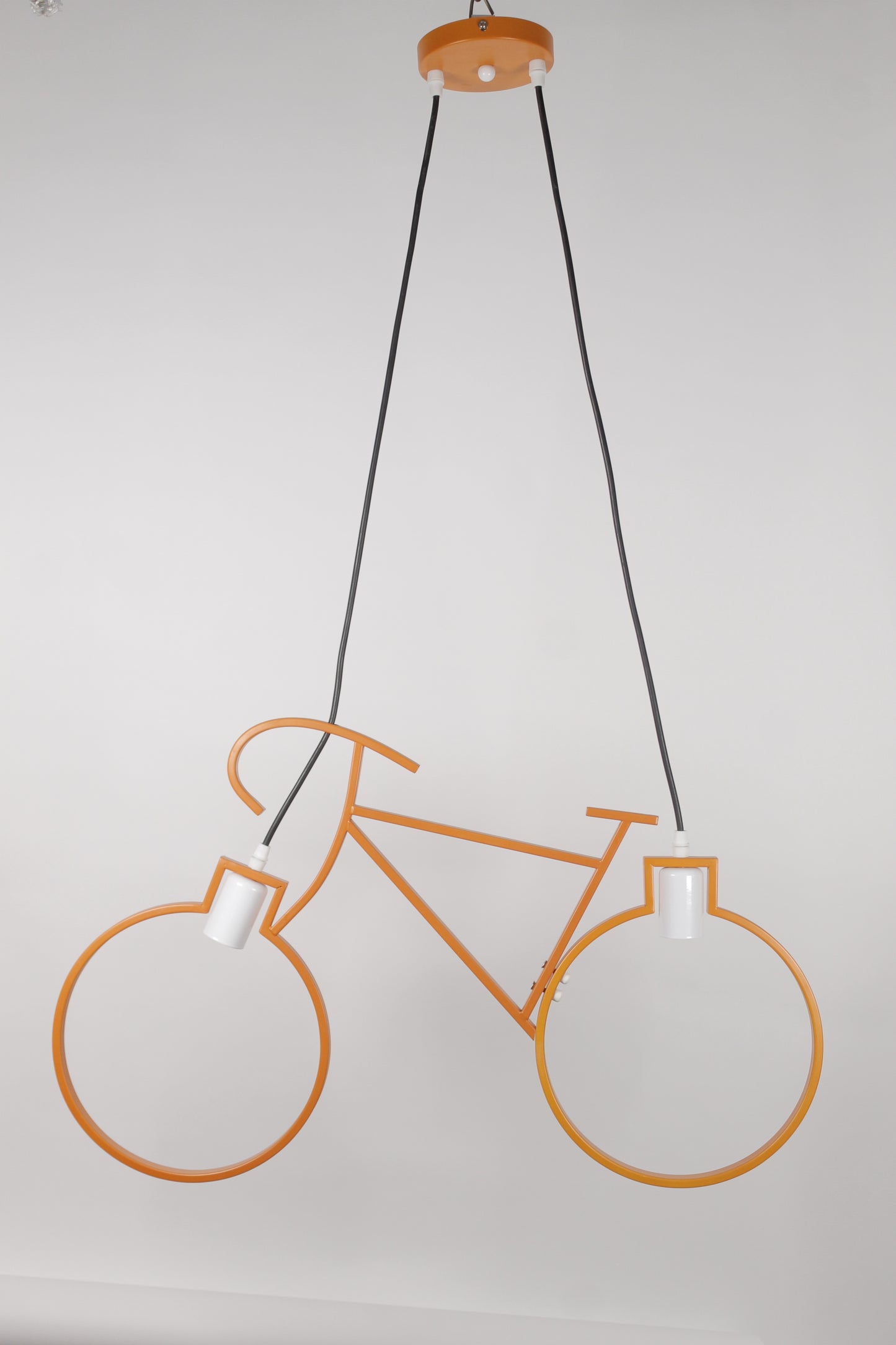 Modern Orange 2-Light Pendant Chandelier E27 – Stylish Hanging Ceiling Light for Dining & Kitchen