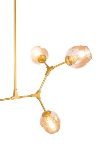 Modern Gold Pendant Light 6 Heads E27 Metal Ceiling Hanging Chandelier